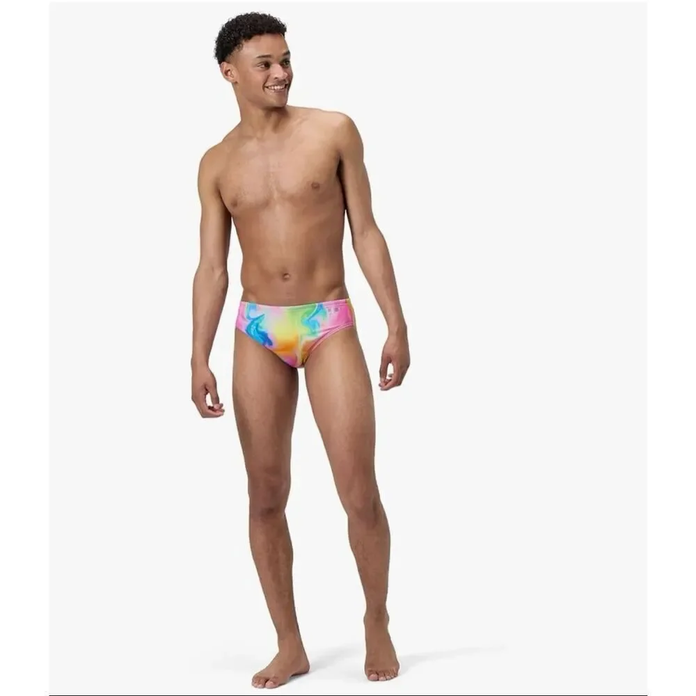 Speedo Pride Swimsuit Brief Endurance+ The One Competitive Hula Blend Size 38